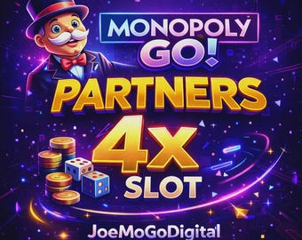 Socios del mercado de agricultores (4 máquinas tragamonedas) - Servicio completo de entrega de Monopoly Go (entrega en 3 a 12 horas)