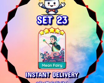 Mean Fairy Set 23 - MonopolyGo Sticker 5 Star - EVER_AFTER Album