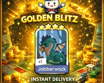 Monopoly Go Golden Blitz - Jabberwock - Set 14