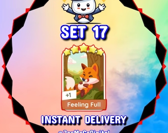 Feeling Full Set 17 - MonopolyGo Sticker 5 Star - EVER_AFTER Album