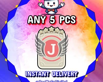 Monopoly-Go_5 Stars Sticker - 5 Piece (EVER_AFTER Album) Set 16-24