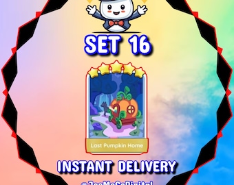 Último set de calabazas para el hogar 16 - Pegatina MonopolyGo 5 estrellas - Álbum EVER_AFTER