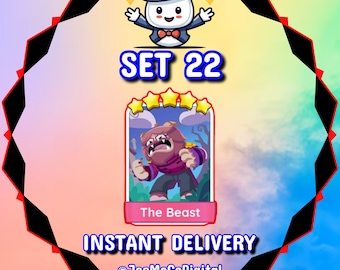 The Beast Set 22 - MonopolyGo Sticker 5 Star - EVER_AFTER Album