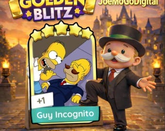 Monopoly Go Golden Blitz - Guy Incognito - Set 21