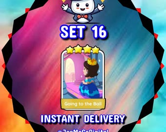 Going to the Ball Set 16 - MonopolyGo Sticker 4 Star - EVER_AFTER Album