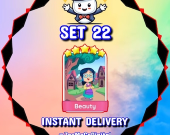 Beauty Set 22 - MonopolyGo Sticker 5 Star - EVER_AFTER Album