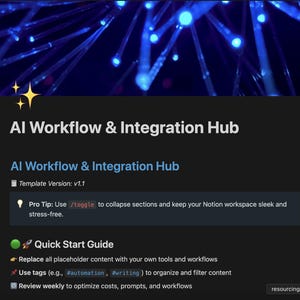 AI Workflow & Integration Hub