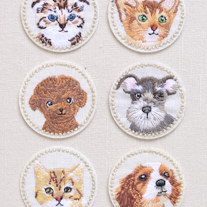 Geborduurde huisdierpatches: opstrijkbare honden- en kattenbadges