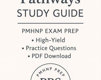 PMHNP Exam Dopamine Pathways Study Guide: Practice Questions (Digital PDF
