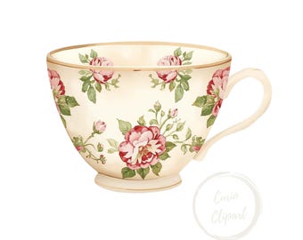 Imágenes prediseñadas de tazas de té, ilustración PNG de alta resolución, fondo transparente de 300 ppp, uso comercial.