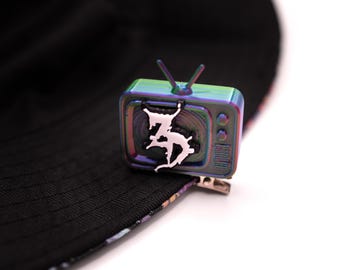 Clip para sombrero Zeds Dead, brote rave, baratija EDM, accesorios rave, Zeds Dead TV