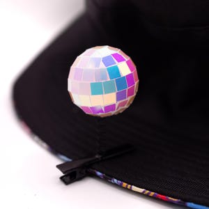 Disco Ball Sprout, EDM sprout, Rave Trinket, Festival Accessory Iridescent Spring