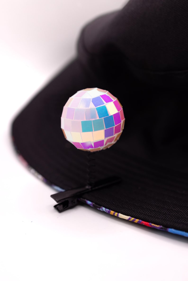 Disco Ball Sprout, EDM sprout, Rave Trinket, Festival Accessory Iridescent Spring