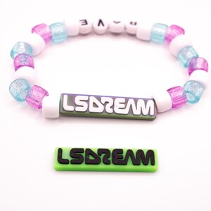 LSDream Kandi-pärla, Rave-prydnadssaker, EDM-tillbehör, Plur-presenter