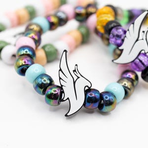 Perle Kandi Illenium, accessoire rave imprimé en 3D, breloque pour bracelet de festival