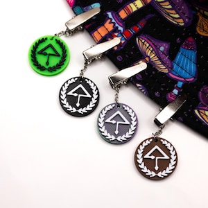 Of The Trees Hat Charm, EDM Trinket, Festival Accessory, Rave Hat Clip