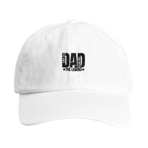 Father&#39;s Day Baseball Cap - The Man The Myth The Legend Dad Cap - Perfect Gift for Dads