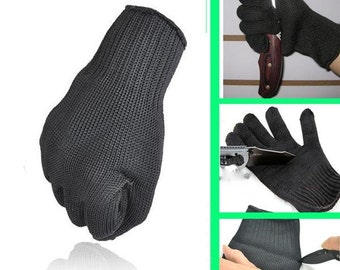 Cut Resistant Gloves, Protective gloves, Cut Resistant Gloves, stainless steel thread with Polyester gloves, http://1supply.etsy.com