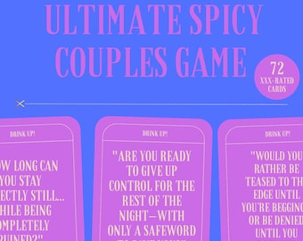 Juego de beber picante para parejas (Tarjetas digitales para adultos)