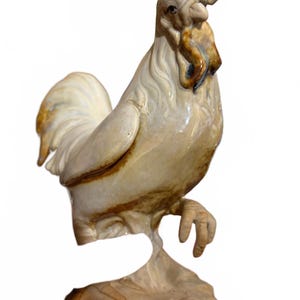 Vintage Ceramic Rooster Figurine