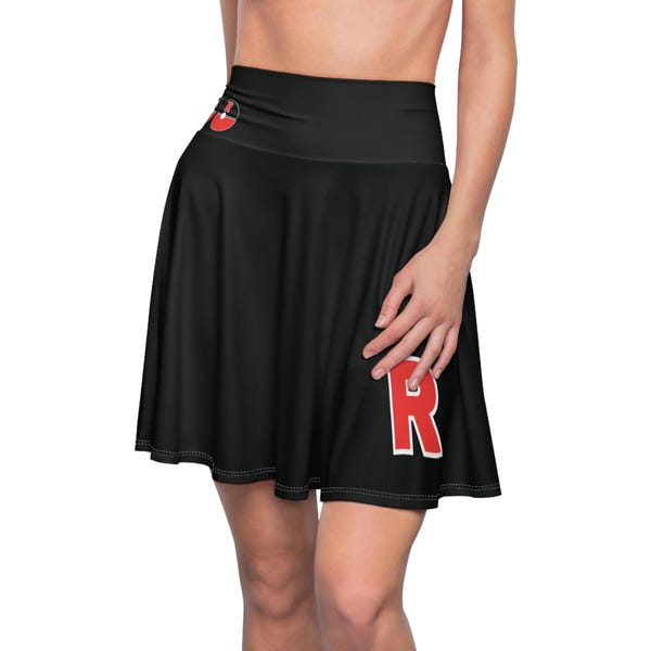 Falda skater para mujer de Team Rocket
