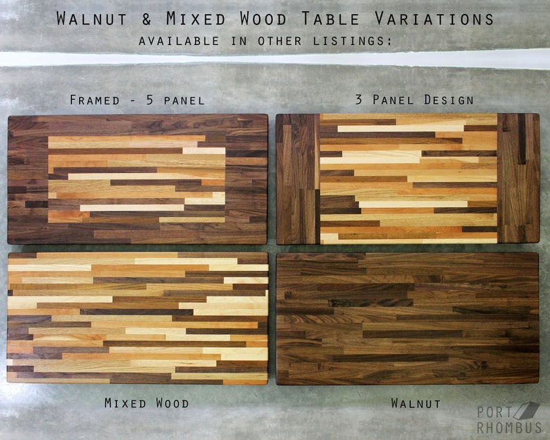 36in Walnut Teak Wood Coffee Table Hairpin Legs Modern Furniture Mid Century Eames Style Reclaimed Hardwood Design Bild 5