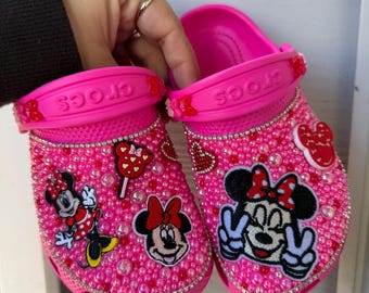 Custom Minnie Mouse crocs