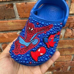 Spider-Man themed crocs for kids