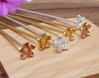 20 pcs Blank Hairpin, Hair Accessories, Hair Barrettes,Hair Pin Findings,Hair Fork,Hair Stick Findings,Simple hairpin