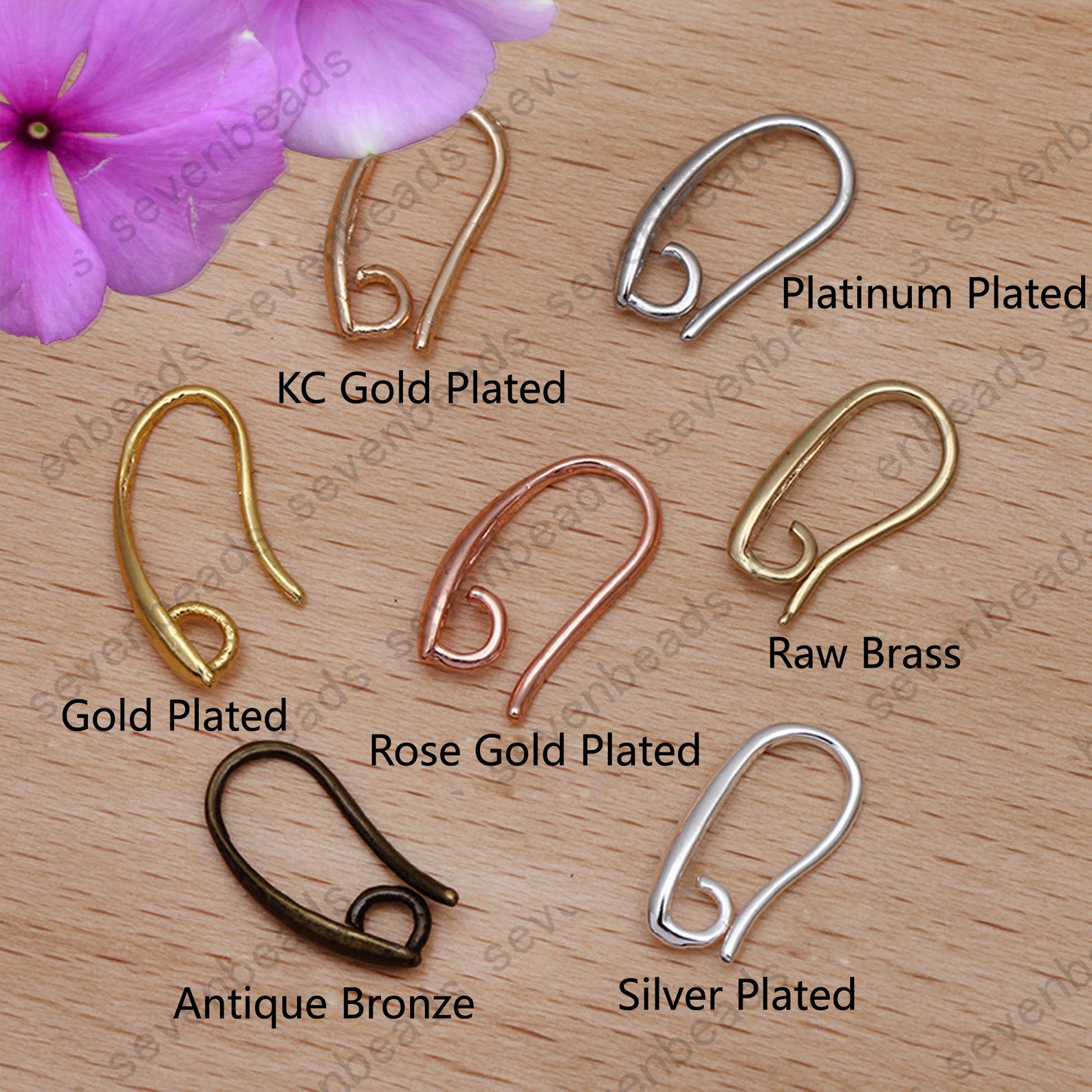 Lote De 36 Anzuelos De Plata Para Hacer Pendientes. DIY Joyería, Ganchos Tipo Lazo. ¡Crea Tus Propios Diseños!