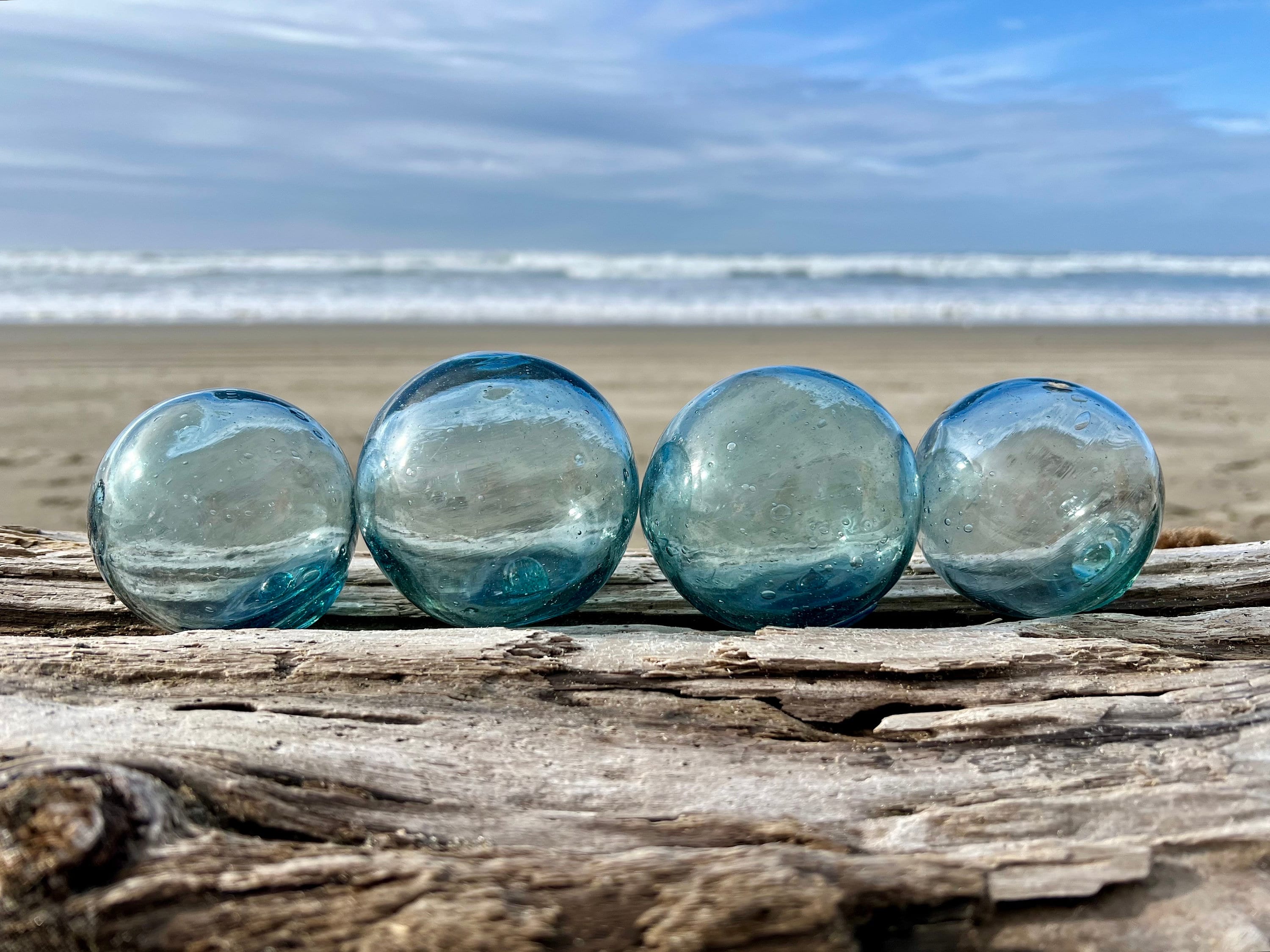 Blue Glass Fishing Floats Photograph by Cheryl Moulton - Pixels