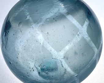 Flotteur de pêche japonais en verre, authentique, peignés de l'Alaska, marques de filet