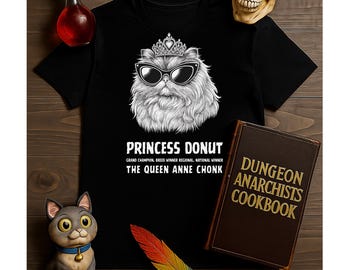 Camiseta de la Princesa Donut Cat: Camiseta de Carl Dungeon Crawler