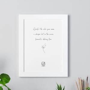 English Haiku Poem Poster, Japanese Style Wall Art, Nature-Inspired Zen Print, Minimalist Calligraphy Décor, Gift for Poetry Lovers