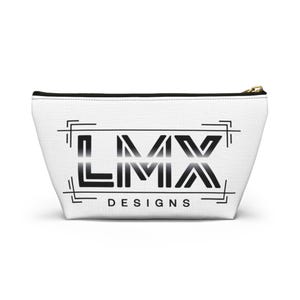 LMX Designs - Pochette pour accessoires avec logo personnalisée - Design élégant avec fond en T pour tous les indispensables