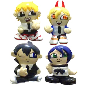 Chainsaw Man Figures Handmade 3 Inch/7 Cm