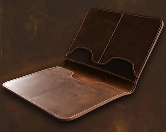Cartera de viaje personalizada, cartera de cuero para pasaporte, regalo para viajeros, tarjetero de viaje, cartera de lujo