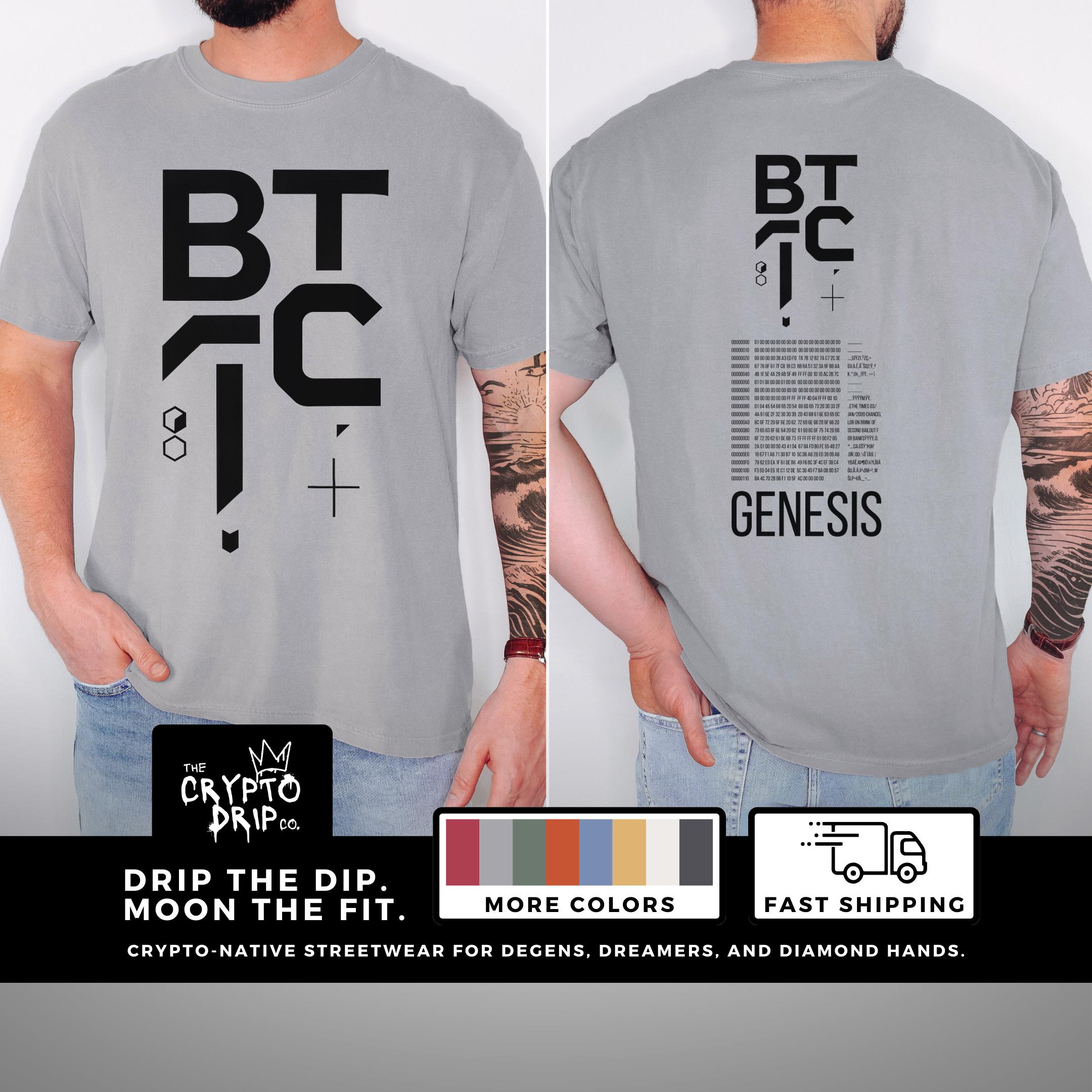 Bitcoin Crypto Shirt BTC Genesis Block Tribute Bitcoin Clothing Bitcoin  Merch Minimalist Bitcoin Shirt for Crypto Maxis and Blockchain Fans - Etsy  Israel