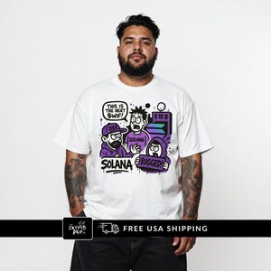 Solana Degen Memecoin Crypto T-Shirt | Crypto Shirt for Traders, Degens & Blockchain Fans | Inspired by Solana