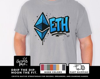 Ethereum Crypto Shirt Gift Idea Crypto Merchandise T-Shirt Ethereum Logo Crypto Clothing Shirt Crypto Gift T-Shirt Crypto Ethereum Merch