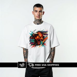 Solana Bull Crypto T-Shirt | Crypto Shirt for Traders, Degens & Blockchain Fans | Inspired by Solana | Gift For Him