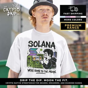 Crypto Shirt Solana Memecoin Shirt Crypto T-Shirt Solana Meme Coin Birthday Gift Crypto Clothing Merch Crypto Merchandise Solana