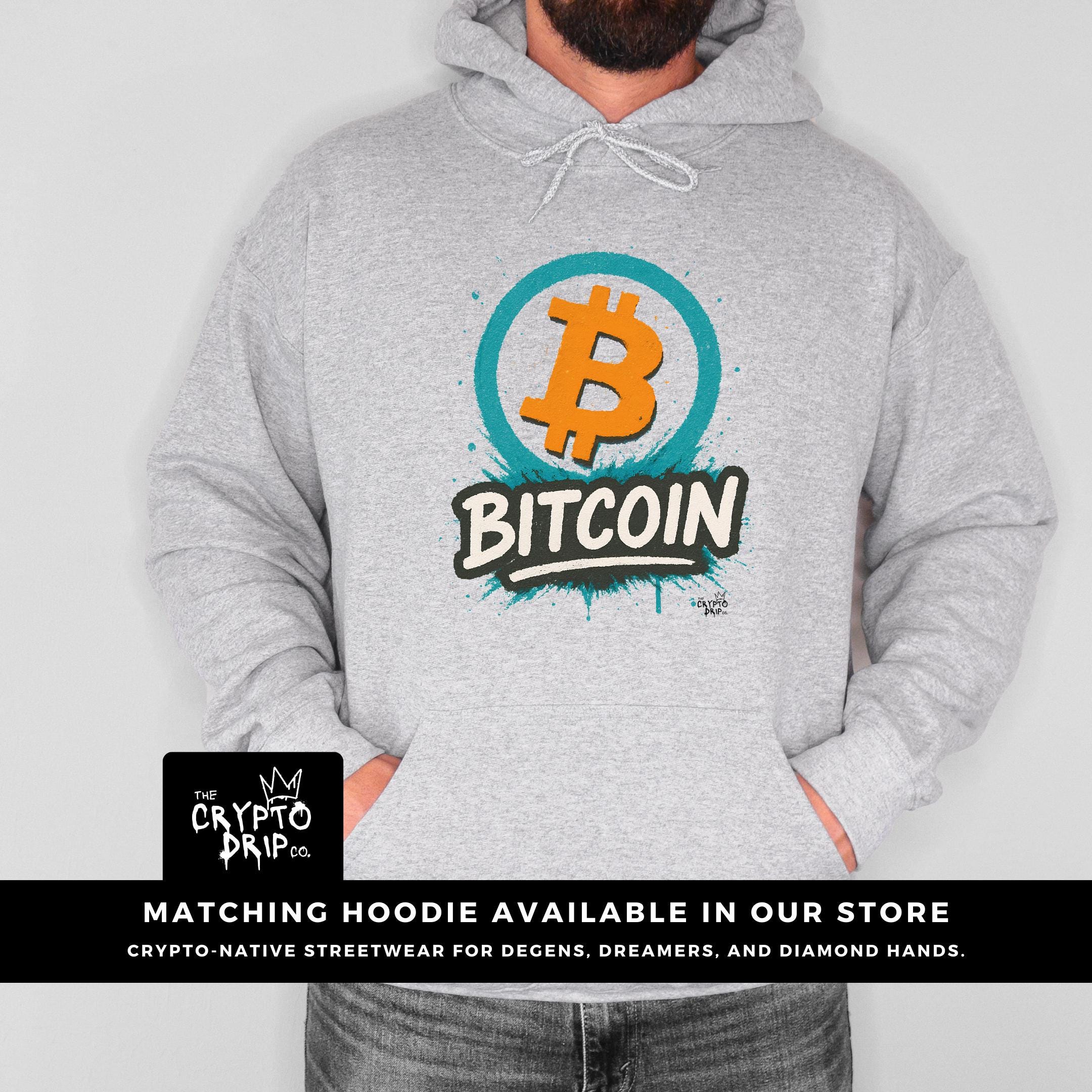 ビットコインシャツ、暗号グラフィックTシャツ、BTCブロックチェーンストリートウェアTシャツ、暗号トレーダー向け、彼への暗号ギフト、サトシグッズ、暗号服Tシャツ  - Etsy 日本
