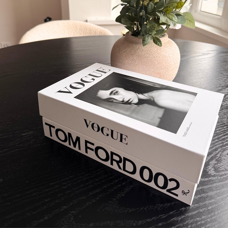 Decorative Coffee Table Book Box – Openable Storage, Neutral Home Décor ...