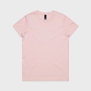 Pink Maple Tee, AS Colour 4001, Combed Cotton Women's T-Shirt