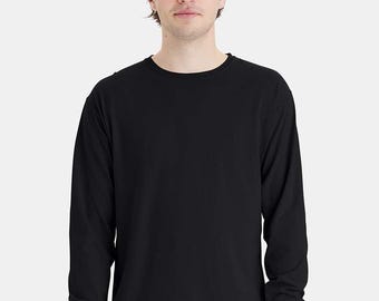 Premium långärmad skjorta - svart eller vit