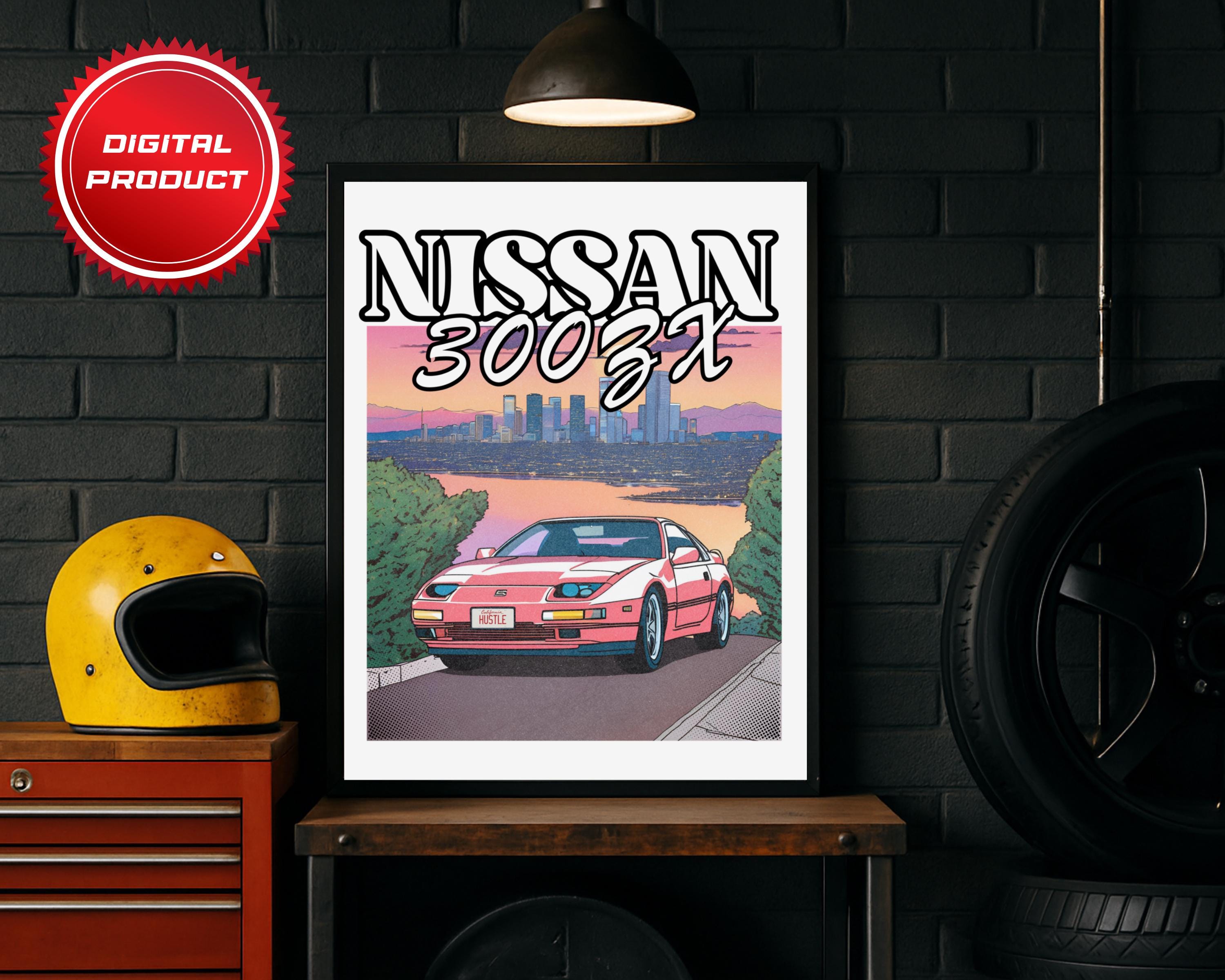 Nissan 300ZX Z32 Poster: Retro JDM Car Art (digital Download) - Etsy