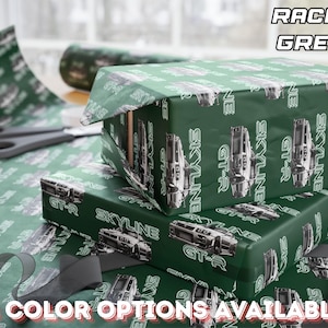 Skyline GT-R Wrapping Paper, JDM Car Enthusiast Gift Wrap