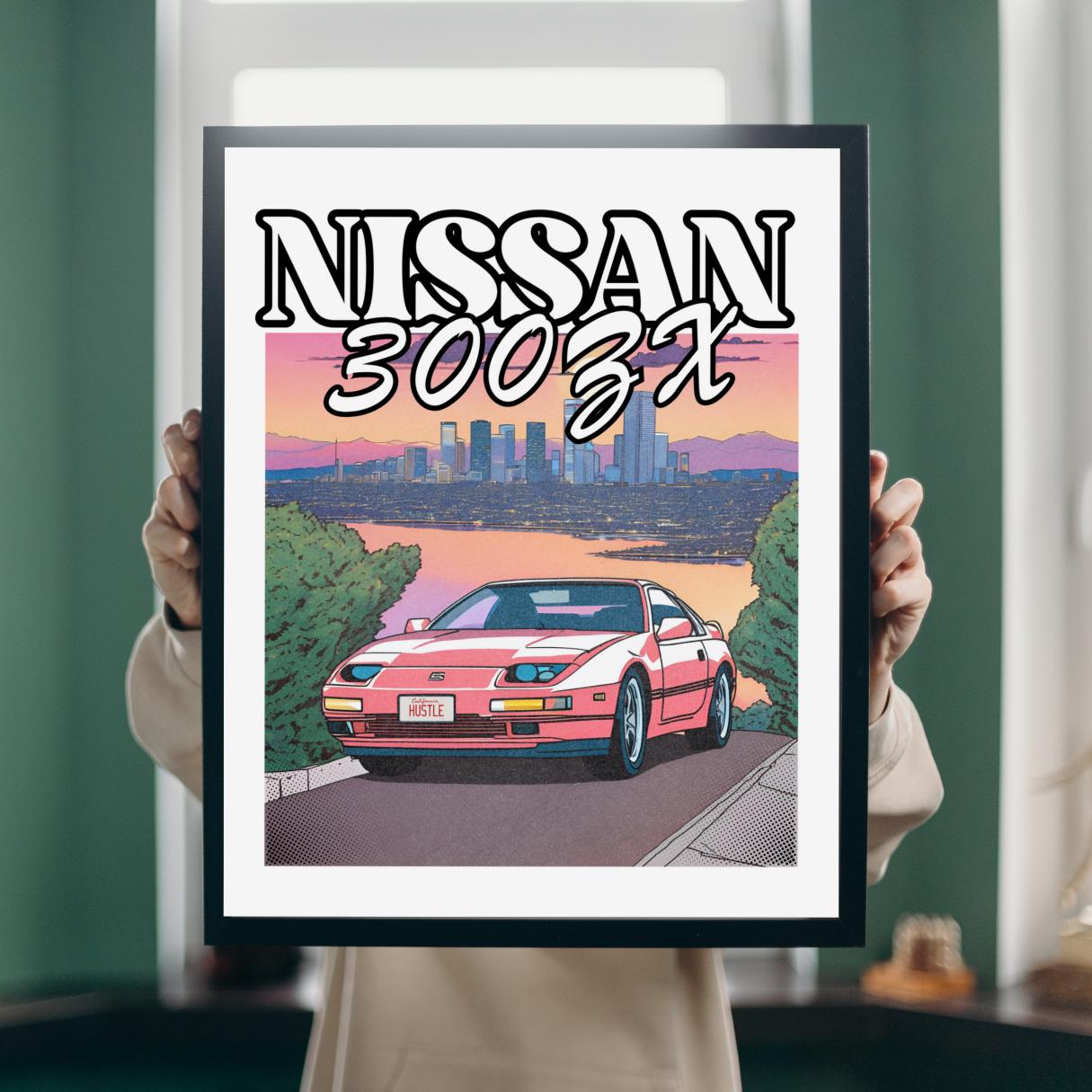 Rinポスター Nissan 300ZX Z32 Poster: Retro JDM Car Art (digital Download) - Etsy