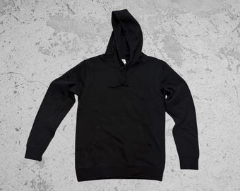 Sudadera con capucha AS Colour Stencil: Sudadera de felpa de mezcla de algodón negro, Suéter negro